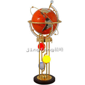 精峰自轉(zhuǎn)三燈地球儀 教學(xué)演示與風(fēng)水鎮(zhèn)宅的多功能文化精品